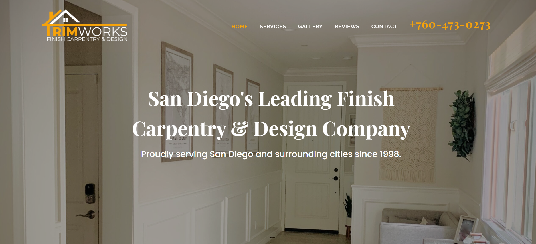 Trimworks CA website screenshot